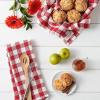 image:imageDII Washed Waffle Weave Collection Dishtowel Set 18x28 Dove Gray Check 2 PieceRed Cider Check