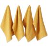 image:imageDII Basic Terry Collection Windowpane Dishtowel Set 16x26 Black Check 4 PieceHoney Gold Solid