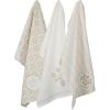 image:imageDII Christmas Dish Towels Decorative Metallic Holiday Kitchen Towel Set 18x28 Snowflakes 3 CountWinter Sparkle