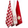 image:imageDII Christmas Kitchen Towels Decorative Embellished Cotton Dish Towel Set 18x28 Let It Snow 2 CountLet It Snow