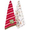 image:imageDII Christmas Pets Collection Decorative Kitchen Towels for Dog and Cat Lovers Dishtowel Set 18x28 Be Meowy 2 CountBe Meowy