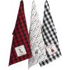 image:imageDII Christmas Pets Collection Decorative Kitchen Towels for Dog and Cat Lovers Dishtowel Set 18x28 Be Meowy 2 CountFeliz Naughty Dog