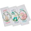 image:imageDII Easter Folk Collection Springtime Kitchen Dishtowel Set Easter Garden 4 PieceHappy Garden