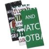 image:imageDII Football Decorations for Home amp Kitchen Game Day Party Dcor Dishtowel Set 18x28 Eat Drink Watch 3 PieceEat Drink Watch
