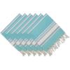 image:imageDII Fouta Beach House Vibes Collection Kitchen Linens Dishtowel Set Beach Comber 3 PieceTidal Stripe Fouta