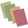 image:imageDII Heavy Duty Kitchen Towels Collection Long Lasting Quality Cotton Dish Towel 18x28 Dish Cloth 13x13 Holiday Red Checks 6 PiecePea Patch Gingham Check