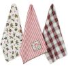 Holly  Plaid & Red Stripe