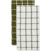 image:imageDII Washed Waffle Collection Oversized Preshrunk Ultra Absorbant Dishcloth Set 12x12 Stone 6 PieceSage
