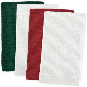 image:imageDII Basic Barmop Collection MultiPurpose Cleaning Dishcloth Set Holiday 8 Piece WhiteHoliday