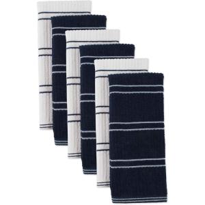 image:imageDII Basic Ribbed Terry Kitchen Basics Collection Mocha Dishcloths 12 PieceBlue