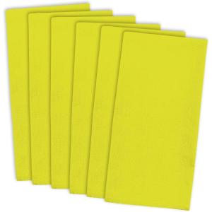 image:imageDII Basic Solid Dishtowel Collection Cotton Flat Woven Small Set 18x28 Barn Red 6 PieceNeon Yellow