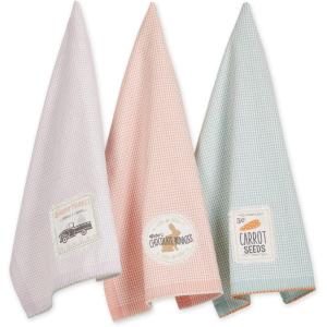 image:imageDII Cottontail Cottage Spring Kitchen Collection DishtowelDishcloth Set Daisy Dobby 6 CountEaster Market