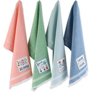image:imageDII Decorative Cotton Kitchen Dish Towel Set 18x28 Bloom Garden 4 Piece18x28