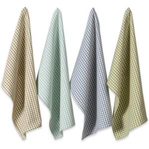 image:imageDII Heavy Duty Kitchen Towels Collection Long Lasting Quality Cotton Dish Towel 18x28 Dish Cloth 13x13 Holiday Red Checks 6 PieceLake House Check