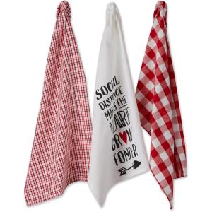 image:imageDII Quarantine Collection Dishtowel Set Spread Joy 18x28 3 PieceSocial Distance