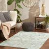image:imageDII Chindi Home Collection Cotton Handwoven Slim Stripe Area Rag Rug 4x6 AquaAqua