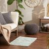 image:imageDII Chindi Home Collection Cotton Handwoven Slim Stripe Area Rag Rug 4x6 AquaAqua