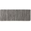 image:imageDII Chindi Home Collection Cotton Handwoven Slim Stripe Area Rag Rug 4x6 AquaDark Brown