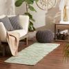 image:imageDII Chindi Home Collection Cotton Handwoven Slim Stripe Area Rag Rug 4x6 AquaJadeite