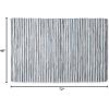 image:imageDII Chindi Home Collection Cotton Handwoven Slim Stripe Area Rag Rug 4x6 AquaStonewash Blue