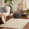 image:imageDII Chindi Home Collection Cotton Handwoven Slim Stripe Area Rag Rug 4x6 AquaTaupe