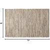 image:imageDII Chindi Home Collection Cotton Handwoven Slim Stripe Area Rag Rug 4x6 AquaTaupe