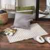 image:imageDII Indoor Braided Cotton Area Rug Handloomed Yarn Dyed Woven Reversible 20x315 Navy DiamondBraided Stripe Stone
