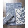 image:imageDII Indoor Braided Cotton Area Rug Handloomed Yarn Dyed Woven Reversible 20x315 Navy DiamondKeyhole Navy