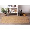 image:imageDII Sturdy Rolled Natural IndoorOutdoor Jute Rug 22x60 Natural28 x 5 Rectangular