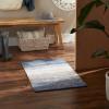 image:imageDII Woven Cotton Throw Rug Area Rugs for Kitchen Bedroom Bathroom or Entry Way Small Rug 2x3 Ombre StoneOmbre French Blue