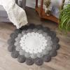 image:imageDII Woven Rug Collection Braided Jute 3 Ft Round WhiteNaturalGrayNatural