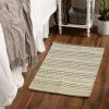 image:imageDII Woven Rugs Collection HandLoomed 2x3 Honey Gold Dobby StripeArtichoke Dobby Stripe