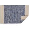 image:imageDII Woven Rugs Collection HandLoomed 2x3 Honey Gold Dobby StripeFrench Blue Border