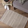 image:imageDII Woven Rugs Collection HandLoomed 2x3 Honey Gold Dobby StripeGray Dobby Stripe