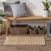 image:imageDII Woven Rugs Collection HandLoomed Jute 2x3 OffWhite StripesOffwhite Chevron
