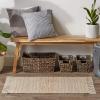 image:imageDII Woven Rugs Collection HandLoomed with Fringe 2x3 Stone TexturedStone Textured
