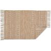 image:imageDII Woven Rugs Collection HandLoomed with Fringe 2x3 Stone TexturedStone Textured