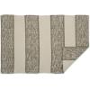 image:imageDII Woven Rugs Collection Recycled Yarn Reversible 2x3 Area Rug Set Mineral Plaid 2 PieceArtichoke Stripe