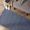 image:imageDII Woven Rugs Collection Ribbed Reversible Cotton 2x3 Stone amp OffWhiteFrench Blue  Offwhite