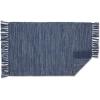image:imageDII Woven Rugs Collection Ribbed Reversible Cotton 2x3 Stone amp OffWhiteFrench Blue  Offwhite