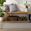 image:imageDII Woven Rugs Collection Ribbed Reversible Cotton 2x3 Stone amp OffWhiteGray  Offwhite