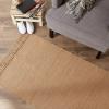 image:imageDII Woven Rugs Collection Ribbed Reversible Cotton 2x3 Stone amp OffWhiteStone  Offwhite