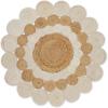 image:imageDII Woven Rug Collection Braided Jute 3 Ft Round WhiteNaturalWhiteNatural