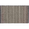 image:imageDII Woven Rugs Collection HandLoomed 2x3 Honey Gold Dobby StripeBlack Dobby Stripe