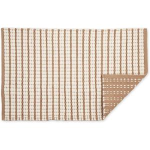 image:imageDII Indoor Braided Cotton Area Rug Handloomed Yarn Dyed Woven Reversible 20x315 Navy DiamondBraided Stripe Stone