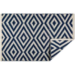 image:imageDII Indoor Braided Cotton Area Rug Handloomed Yarn Dyed Woven Reversible 20x315 Navy DiamondDiamond Navy