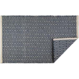 image:imageDII Indoor Braided Cotton Area Rug Handloomed Yarn Dyed Woven Reversible 20x315 Navy DiamondKeyhole Navy