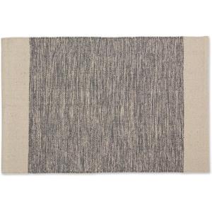 image:imageDII Woven Rugs Collection HandLoomed 2x3 Honey Gold Dobby StripeGray Border