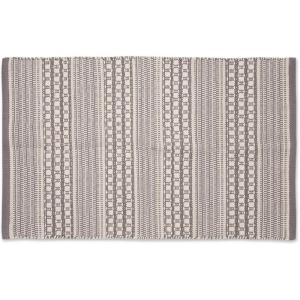 image:imageDII Woven Rugs Collection HandLoomed 2x3 Honey Gold Dobby StripeGray Dobby Stripe