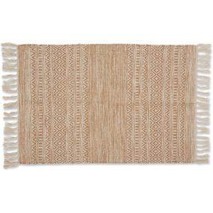 image:imageDII Woven Rugs Collection HandLoomed with Fringe 2x3 Stone TexturedStone Textured